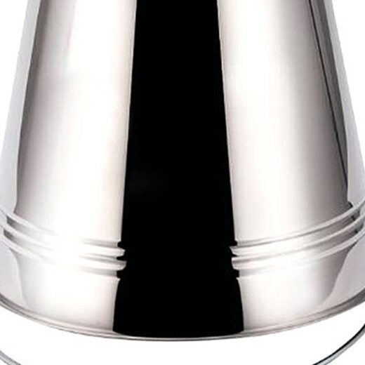Wenstan W728 stainless steel water lifting bucket, property sanitation hotel cleaning bucket portable outdoor construction site water storage bucket car wash bucket No magnetic thickened bucket without cover 10L