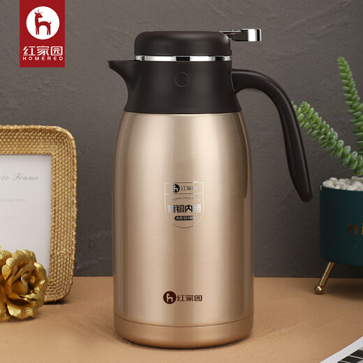 Hongjiayuan Thermaltopf Haushalt Edelstahl Vakuumisolierung Kessel mit großer Kapazitätsdruck Kessel Heizungskessel Schlafsaal Nr. 927 Universum Blau 2,1 Liter innerhalb und außerhalb 304 9272ml