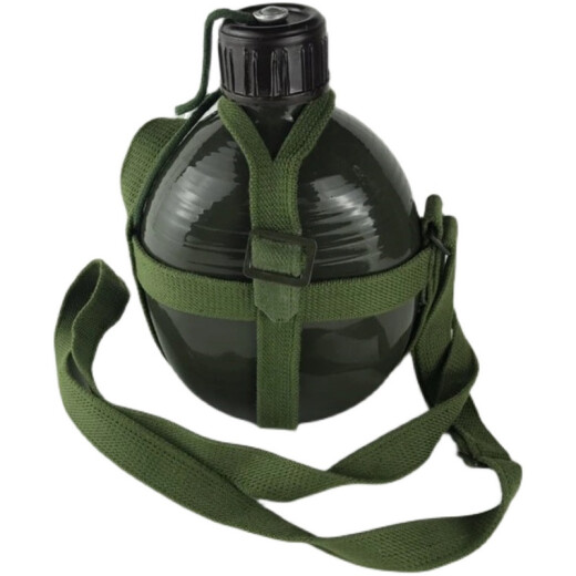 Sujie 10-style green kettle, nostalgic military green kettle, retro strap kettle, labor protection kettle, thickened outdoor sports old-fashioned aluminum 1L (about 2Jin [Jin equals 0.5kg]) thickened version 0.25L and below