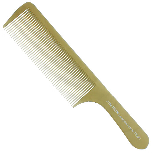 
Jingshilan professional flat hair cut comb special haircut comb for hair salon ultra-thin men's and women's hair apple comb push flat hair comb 15929 transparent gray