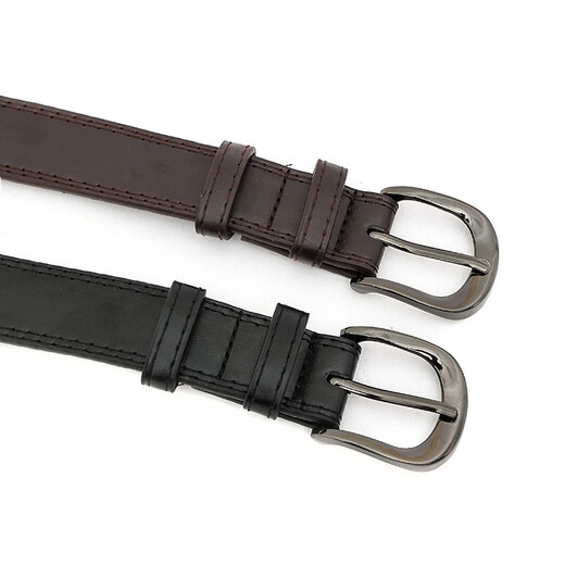 Dofinison Men's Belt Casual Belt Women's Freely Adjustable Military Training Jeans Belt Outdoor Student Trendy Simple Brown Color 110*2.8cm