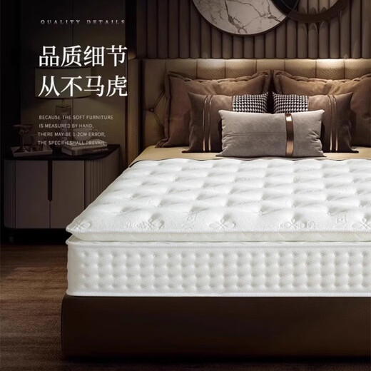 Colchón de zhenghaimaster, látex natural engrosado de 30 cm de primavera independiente, colchón de cinco estrellas de cinco estrellas, estilo G Soft G de Hilton [aproximadamente 30 cm de espesor] ​​1350*1900 mm