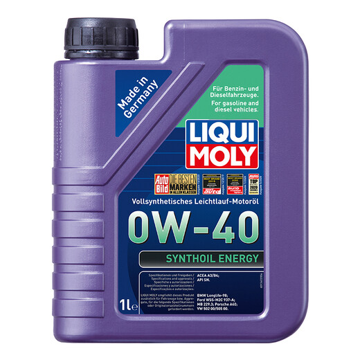 LIQUI MOLY imported from Germany energy type PAO fully synthetic engine oil 0W-40 A3/B4 grade 1L automotive supplies