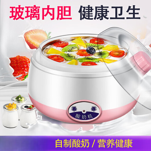 趣器屋酸奶机家用全自动多功能迷你高硼硅玻璃胆自制发酵米酒温水 保温水专用版-双倍发热(304钢胆)