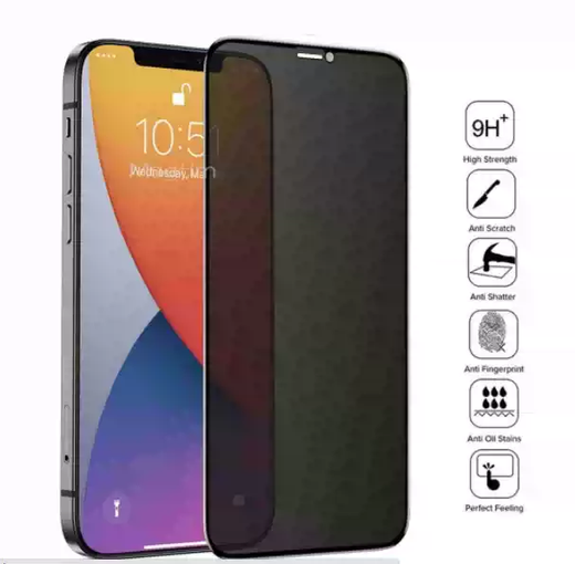 Xushansi applies Apple Anti-SpyPrivacyProtectiveFilmforiPhone12131415 high aluminum dustproof net-Boxing King HD HD2pcs iPhone13