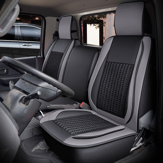 
China National Heavy Duty Truck Chengdu Ace Series Seat Cover 757b 777b777BP 737B Truck Four Season Seat Cushion Three-Seater Black and Red Standard Edition