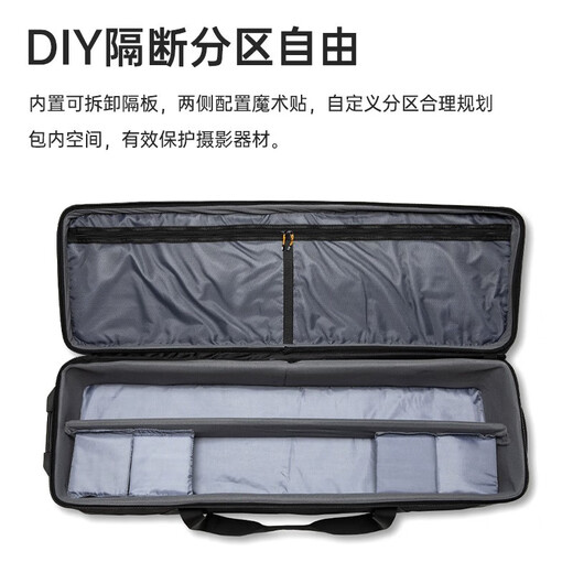 Shenniu CB series camera bag backpack portable trolley case with pulley storage bag set box outside photo light flash photography bag photography equipment protection box outdoor CB-06 wheeled set box [Medium size]