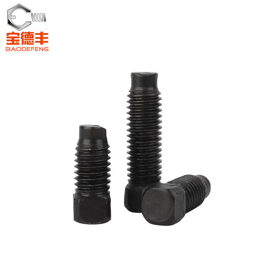 Baodefeng 4.8 grade square head wire black carbon steel knife holder screw convex end tightening bolt national standard fastener M8x16 10 pieces