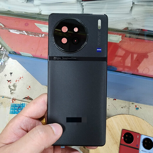 Suitable for VIVOx90 original back cover X90pro original glass mobile phone back cover + original battery cover shell rear screen X90 ice blue