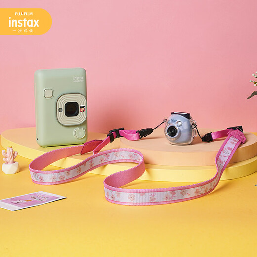 INSTAX Fuji instax camera strap orange floral