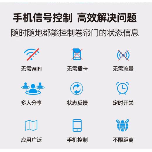 4G remote mobile phone garage rolling shutter door controller chain tubular motor rolling shutter electric doorway gate modification tubular mobile phone bluetooth door opening + 2 remote control + wire