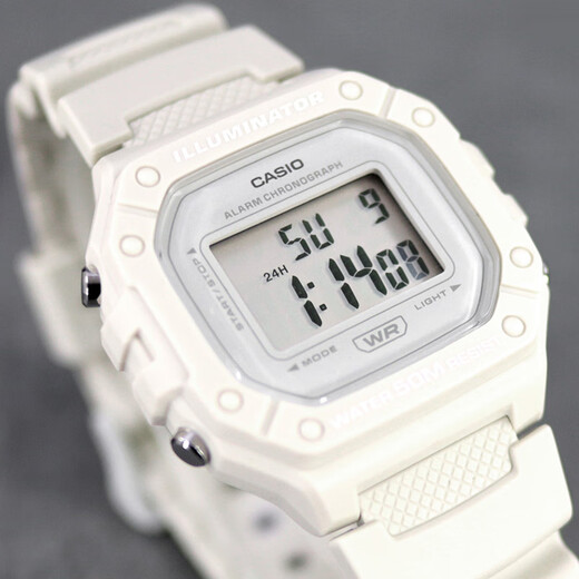 CASIO watch men's retro small square sports waterproof student men's and women's f91w series watch W-218HC-8A