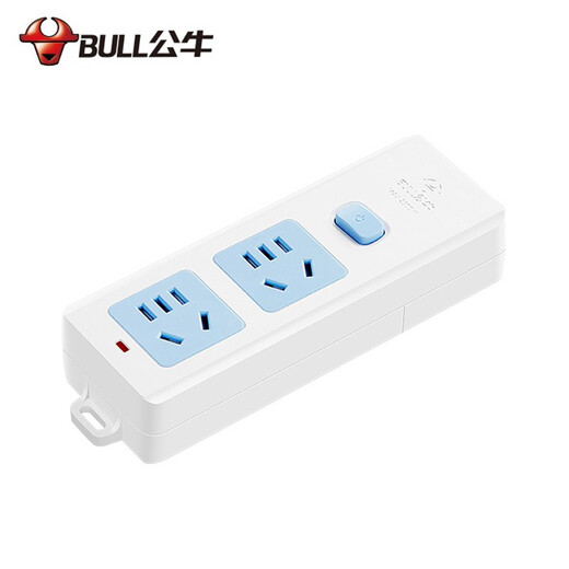 Tull Wireless Plug-in Baja de enchufe de caja eléctrica débil sin alambre Terminal de terminal extraíble caja de cables de cable de cable multimedia Placa de enchufe con puerta de protección contra el shock GN-412K [2 enchufe con interruptor]