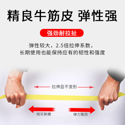铸固 牛筋行李绳 摩托车牛筋绑带弹力绳行李绳捆扎带电动车后备箱松紧带快递绳皮筋 3米 牛筋绑带【3条】