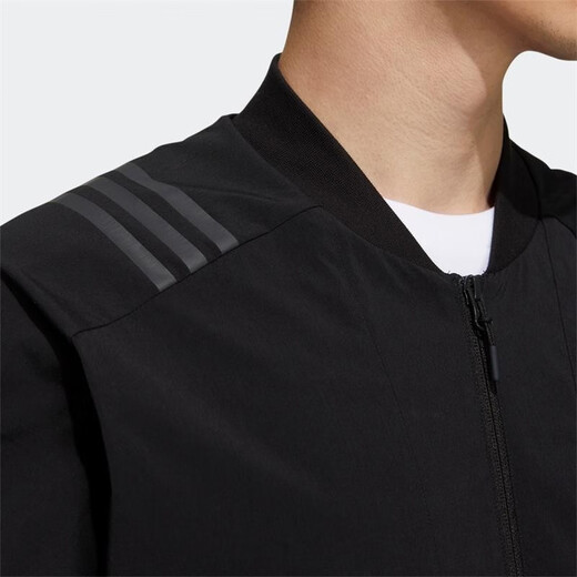 
Adidas men's clothing 2022 autumn and winter new black stand collar woven windproof and warm jacket jacket versatile top men H40231 H40231 M