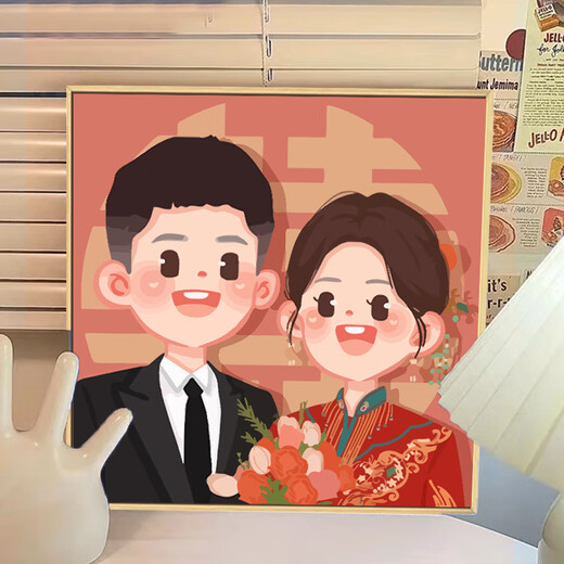 Qiao Bo Lai palabra feliz regalo de boda pintura al óleo digital personalizada diy color relleno pintado a mano nueva foto de boda acrílico qx11153 2240018423518836366819 regulaciones Qiao Bo Lai palabra feliz regalo de boda pintura al óleo digital personalizada diy color relleno pintado a mano nueva foto de boda acrílico qx11153 2240018423518836366819 regulaciones