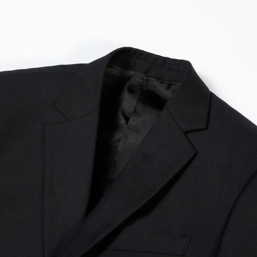 Romon (Romon) Suit Men's Business Traje formal Single Slim Suit Chaqueta Mejor vestido de novia de Groomsman Negro 2xl