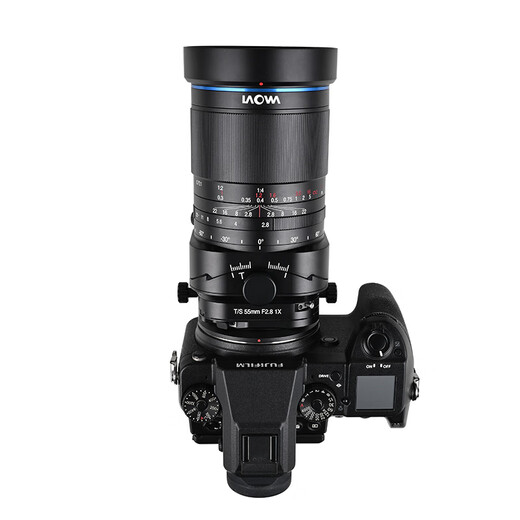 Laowa FF TS 55mm F2.8 Macro 1X T/S tilt-shift macro lens Fuji GF mount 77mm