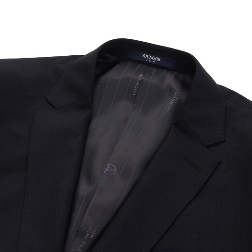 Yageol Anzug Herren Spring Pure Wolle bequeme Single Western Männer High-End-Hochzeitsanzug Hochzeitskleiderjacke Business Casual Nanny 170/92a