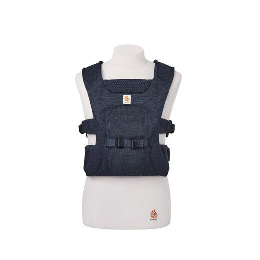 ERGObaby American Ergou Baby Strap Celebrity Aerloom Breathable Model Newly Upgraded Three-Type Baby Holding Artifact Twilight Blue (0-36 months)