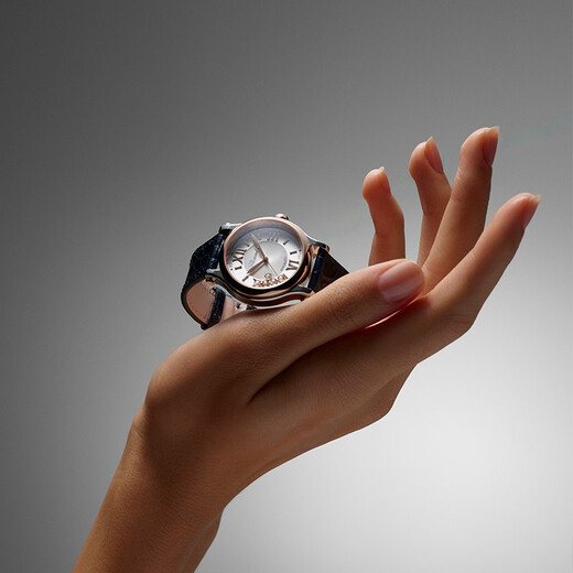 Chopard Mechanical Watch Happy Diamond Swiss Watch Women's 33mm Gift