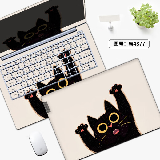 三色猫（SFMCEMQ）适用于2025款联想拯救者Y9000P贴纸Y7000P笔记本贴膜R9000P电脑 W4877磨砂款 单A面
