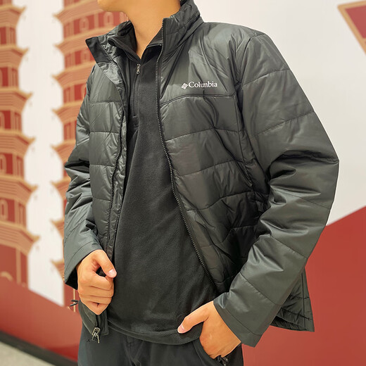 Columbia哥伦比亚冲锋衣男24秋冬户外保暖套棉内胆三合一夹克外套WE3892 WE3892-397 M