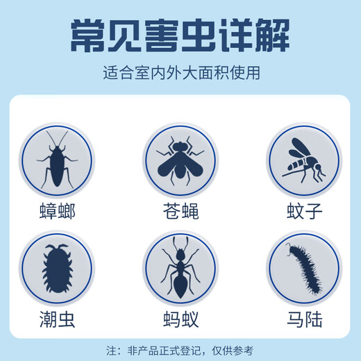 Youshi 2.5% high-efficiency cyhalothrin large-area mosquito and fly breeding farm cockroach-killing insecticide 500ml