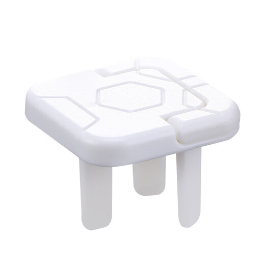 Socket protective cover children's anti-shock plug hole protective cover baby baby switch plug hole plug safety plug socket protective cover-3 plugs-white-1