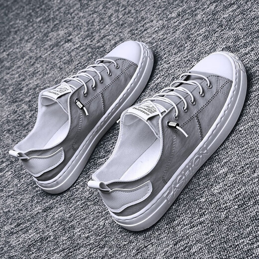 Sakura Maquillage Spring and Summer Chaussures en toile pour hommes Chaussures décontractées Chaussures pour hommes Boots Fashion Breatch Boes Chaussures Sports Chaussures Boys petites chaussures blanches Men MD-6636 GARI 44