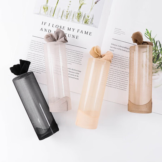 Langsha Short Stockings Women's 10 Pairs Summer Thin Wear-Resistant Crystal Silk Breathable Socks Skin Color 10 Pairs One Size