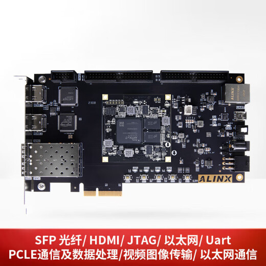
ALINX FPGA Black Gold Development Board Core Board Artix7 200T Image Processing Fiber Optical Communication AX7A200B AX7A200B 200T Development Board AN9767 DA Acquisition Package