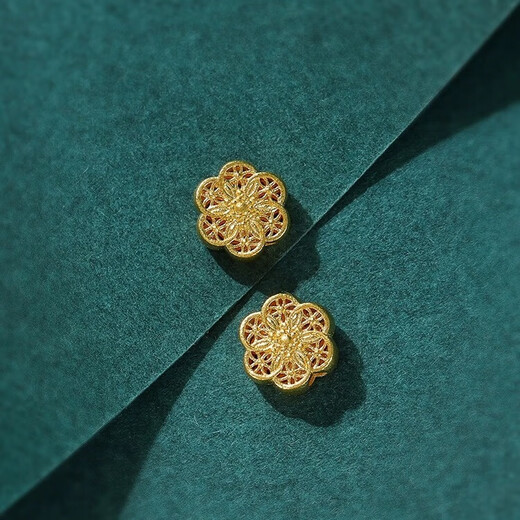 Gold Xiaoxiu Gold Bracelet Women's Football Gold 999 Fuman Lotus Bracelet Six-Phase Flower Transport Beads Ancient Method Inheritance Wedding Gifts 10g, Fuman Lotus Bracelet [More Refund and Refill]