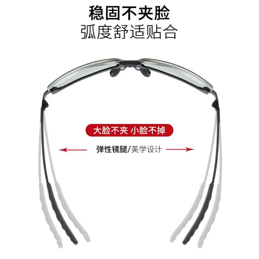 亿眸男士变色眼镜男款开车墨镜防紫外线驾驶镜钓鱼防晒偏光太阳镜 变色款
