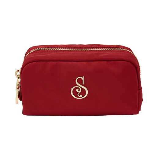 Diversity House Cosmetic Bag Women's Portable Storage Bag Travel Toilet Bag Liner Bag Lipstick Bag Men's Business Trip Waterproof Black/Small 16*7*9cm