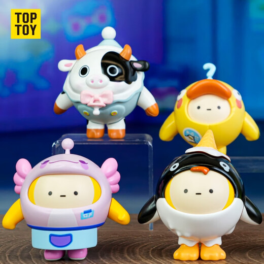 TOP TOY蛋仔派对换装蛋仔系列积木拼装盲盒儿童玩具男孩生日礼物单盒