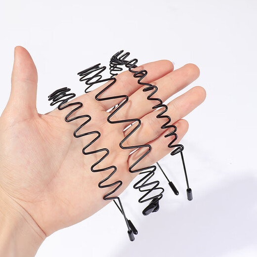 Avani men's hairband headband Korean invisible sports trend simple Japanese and Korean back head non-slip wavy hairpin headband headband fashionable inner hook