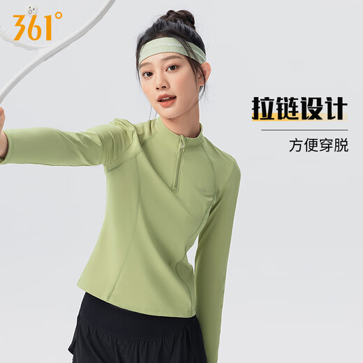 361 yoga wear women's long-sleeved sports top spring and autumn Pilates training T-shirt running sports fitness wear