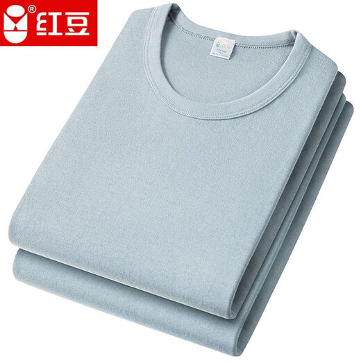 
Red Bean Men's Pure Cotton Autumn Clothes and Autumn Pants Set Thin 100% Cotton Underwear Mid-high-neck Round-neck Loose Cotton Sweater Base Round-neck Pure Cotton Dark Gray Set 3XL (185) (170-195Jin[Jin is equal to 0.5 kg])