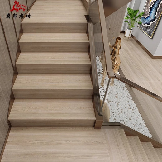 
Foshan Cang Wood Grain Stair Step Tile 300x1200 Imitation Solid Wood Stage Brick Stepping Brick Step Flooring Tile Ceramic Tile 12605 Supporting Platform Brick About 10mm Thick 300x1200