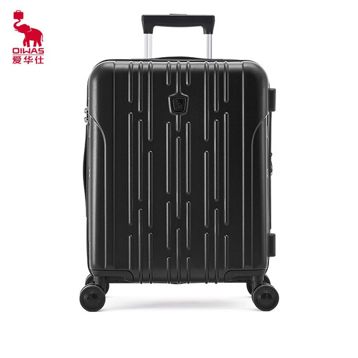 Avas Suitcase 20 Zoll kann an Bord der Flugzeug-Top-Zehn Marken von Trolley-Boxen verwendet werden, die Reisebackkennwortbox mit großer Kapazitätsbeutel schwarz sind [verdicken Box-Schale] mehr gegen Herstellung 28 Zoll [7-Tage-Mittel- und Fernentfernung] schwerer und flüssiger