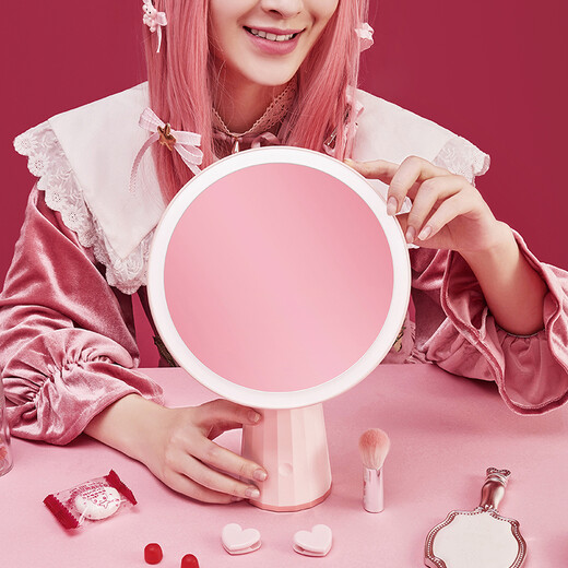 99% new Panasonic LED makeup mirror Laiying series smart mirror light makeup mirror with light portable dressing table small mirror 520 gifts Chinese Valentine's Day gift for girlfriend HHLT0640PL