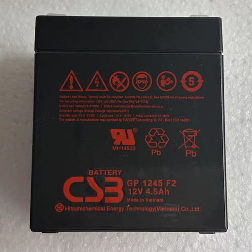 CSB蓄电池GP1272F2内置UPS电源12V7.2AH电梯GP12260 GP12170 GP12400 GP1245F2