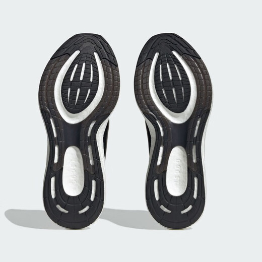 Adidas Herrenschuhe Frühling und Herbst Neue PureBoost23 Laufschuhe schockabsorbierende Mesh atmungsaktiven Sportschuhen IF4839 Schwarz und Weiß 42 (260 mm)