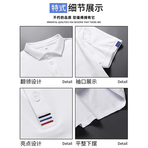 真维斯男士衫短袖纯棉上衣服夏季新款休闲翻领白色t恤男装 505白色 XL