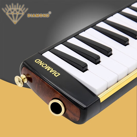 Chimei Diamond 37-Key Alto Schnurrbart Organ F-Tune Professionelle Leistungseinstellung Organ für Anfänger und Kinder 37-Key Black Alto