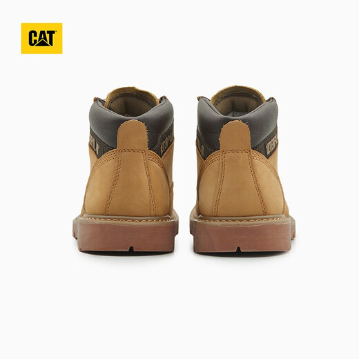 CAT卡特马丁靴中帮大黄靴男士工装鞋轻户外防滑登山鞋P110973N3BDC25 黄色 42