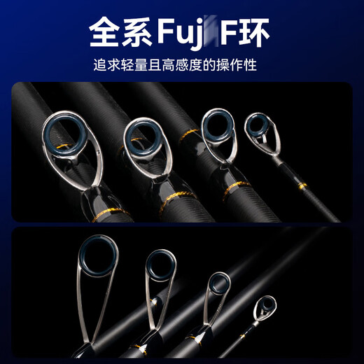 
King Luya Luya rod 24 KO insect rod with a skewer rod with a high sensitivity lightweight far-top skewer mandarin fish rod straight handle gun handle rod 2.03 meters gun handle MH super fast C682MH