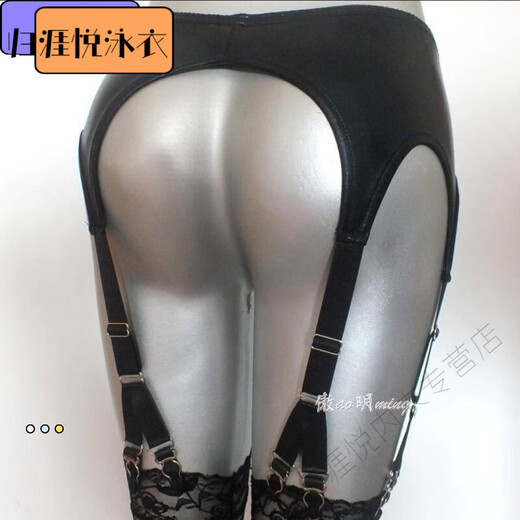 Wujin European и American Style Leather Pu 6 подвязаны 6 сильных завязки утки металлические пряжки. Нилоновая тыква шириной 1 см.