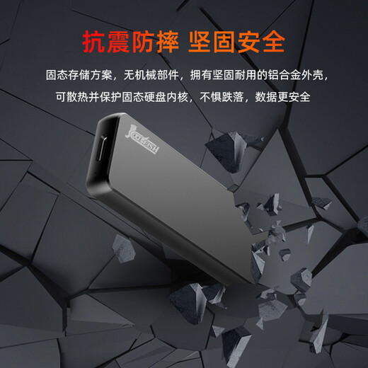 COOL-FISH mobile hard drive solid state large capacity NVMe high-speed type-C3.1 mobile phone direct connection to computer dual-purpose Yangtze storage particles compatible with mac notebook external solid state hard drive black [high-speed version read peak 1050MB/s] 512G (only replace but not repaired for three years, white